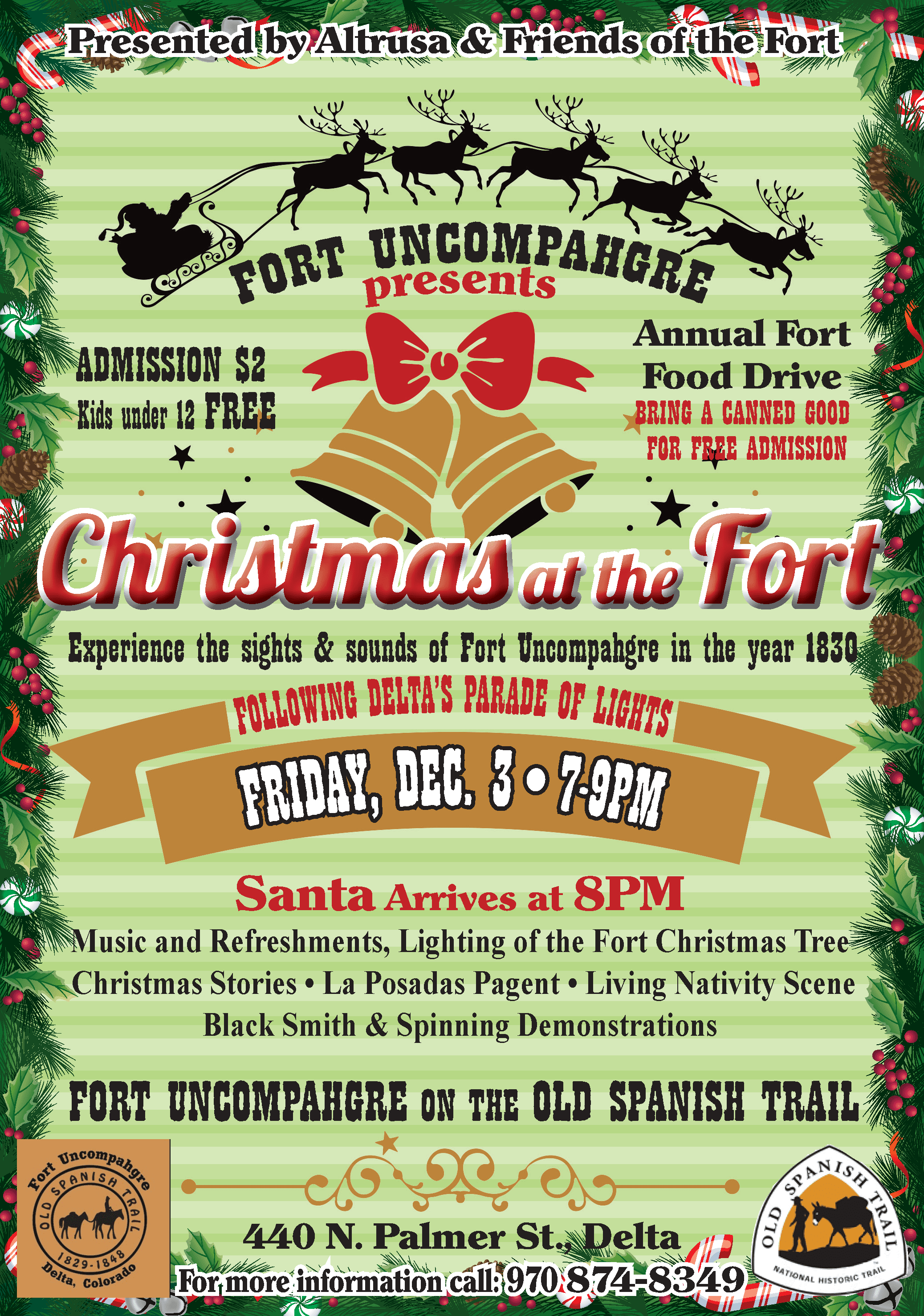 Christmas at the Fort Delta County Tourism