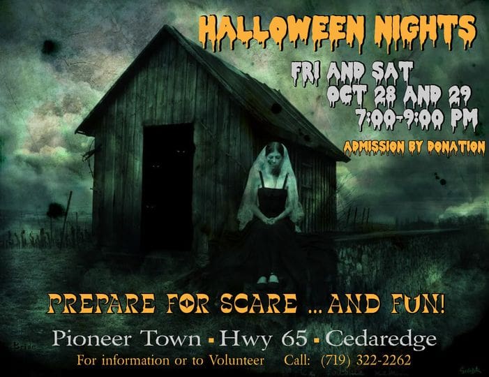 Halloween Nights at Pioneer Town Delta County Tourism