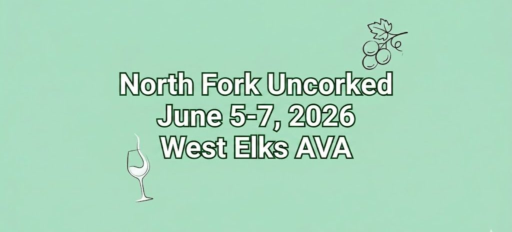 North Fork Uncorked June 5-7, 2026 West Elk Ava promotional image