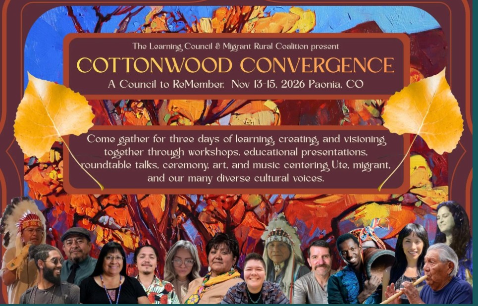 Event flier for Cottonwood Convergence